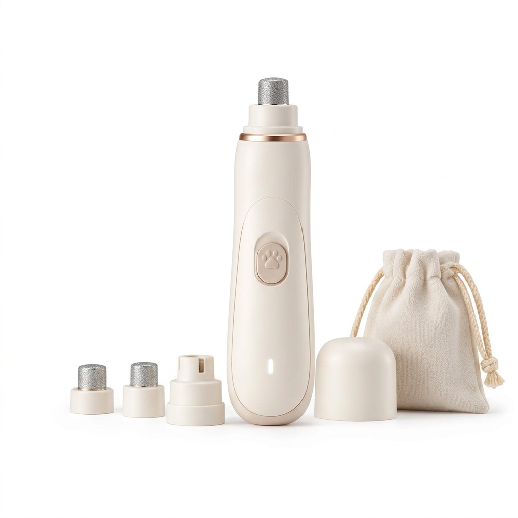 Ivory electric pet nail grinder and accessory kit
